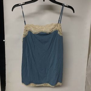 Ann Taylor Loft blue tank top